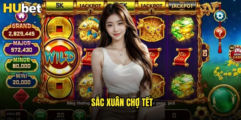 sắc xuân chợ tết
